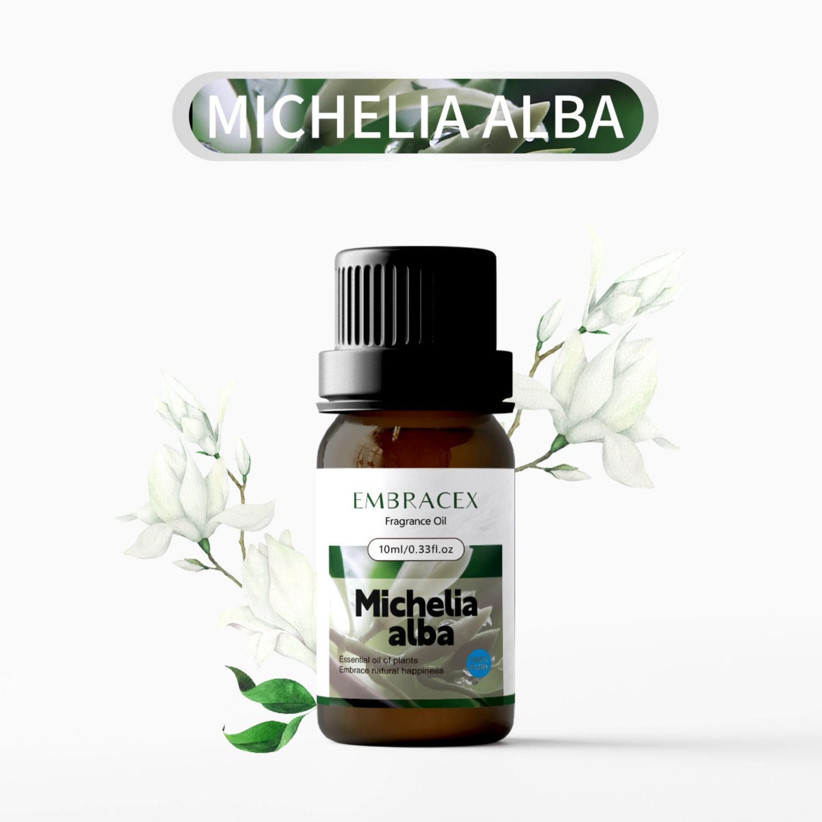 Candle Making Supplies Fragrance Oils - 10ml Olejki Zapachowe Michelia alba, Kwiatowy